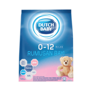 [Dutch Lady 0-12 Bulan] Susu Formula Bayi – DHA & Nutrisi Lengkap untuk Tumbesaran Awal