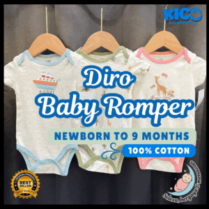 Diro Rompers Short Sleeve - 1 Hanger (3 PCS)