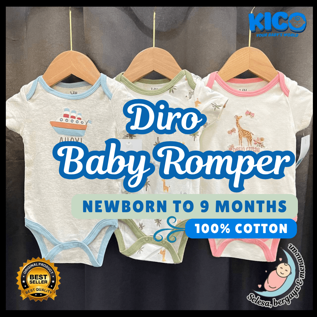 Diro Rompers Short Sleeve - 1 Hanger (3 PCS)