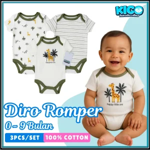Diro Rompers Short Sleeve - 1 Hanger (3 PCS)