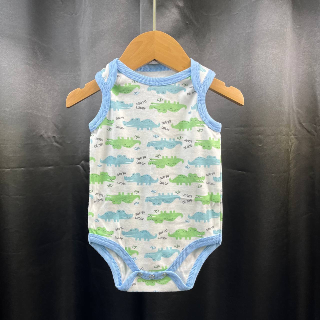 Hagia Singlet Romper - 1 Helai | Saiz 6-9 Bulan | Boy & Girl - Image 16