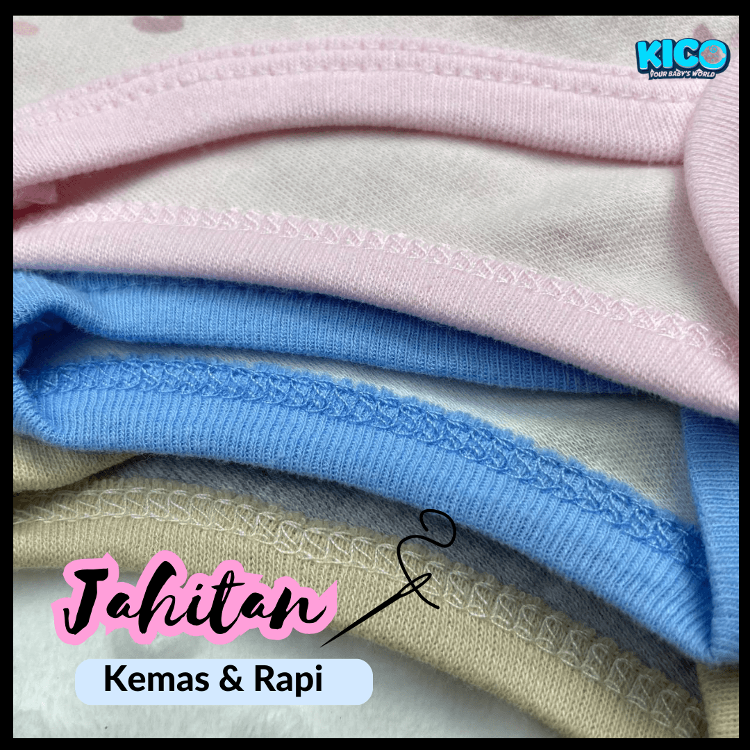 Hagia Singlet Romper - 1 Helai | Saiz 3-6 Bulan | Boy & Girl - Image 8