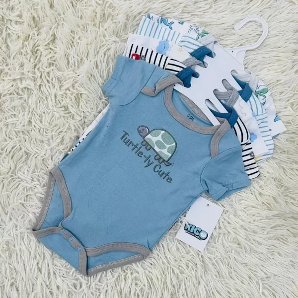 LOLA ROMPER - 5 HELAI | SAIZ 0-3 BULAN | BOY & GIRL - Image 9