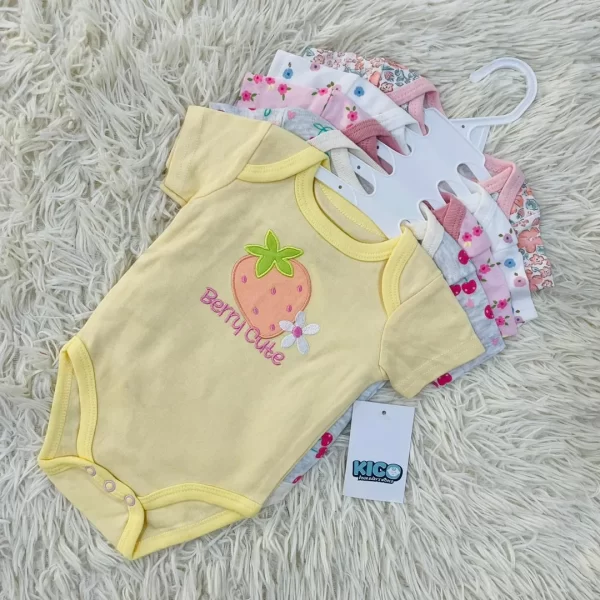 LOLA ROMPER - 5 HELAI | SAIZ 0-3 BULAN | BOY & GIRL - Image 30