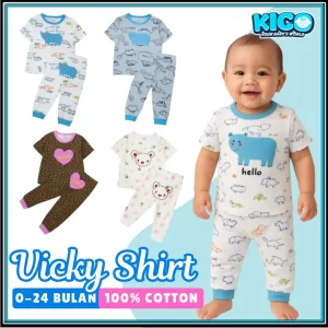Vicky T-Shirt | 0 - 24 Bulan | Boy & Girl
