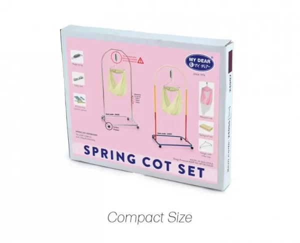 Gery Baby Spring Cot Full Set (Chrome)