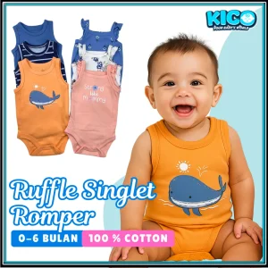Ruffle Romper 0 - 6 Months