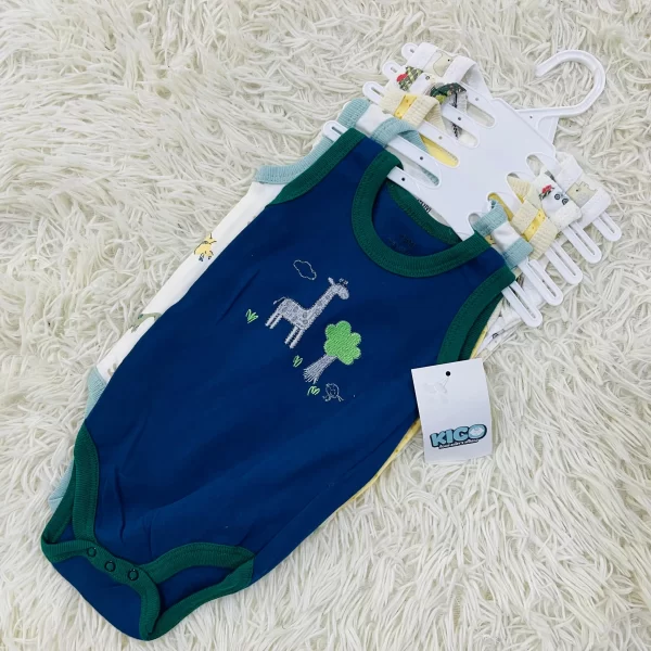 Hagia Singlet Romper - 5 Helai | Saiz 3-6 Bulan | Boy & Girl - Image 21