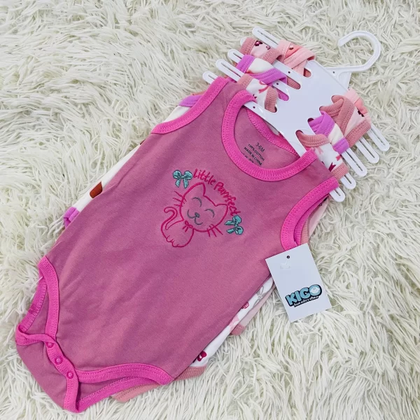 Hagia Singlet Romper - 5 Helai | Saiz 3-6 Bulan | Boy & Girl - Image 26