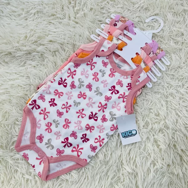 Hagia Singlet Romper - 5 Helai | Saiz 3-6 Bulan | Boy & Girl - Image 29