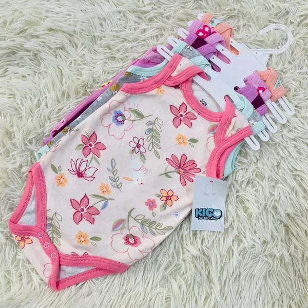 Hagia Singlet Romper - 5 Helai | Saiz 3-6 Bulan | Boy & Girl - Image 31