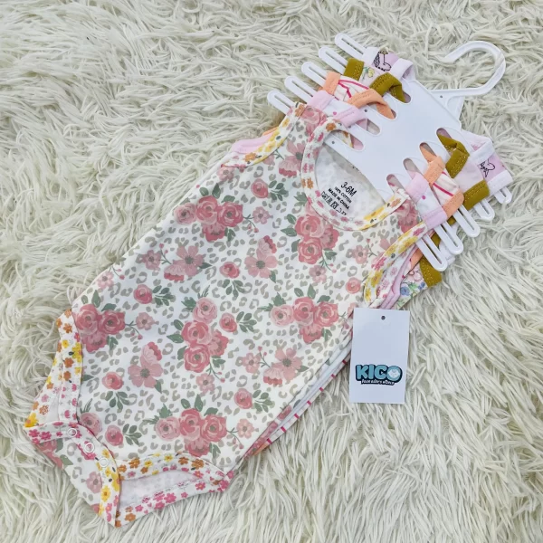 Hagia Singlet Romper - 5 Helai | Saiz 3-6 Bulan | Boy & Girl - Image 33