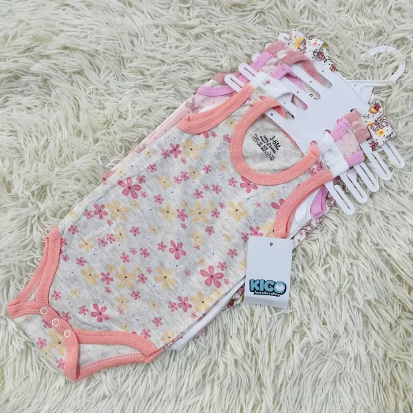 Hagia Singlet Romper - 5 Helai | Saiz 3-6 Bulan | Boy & Girl - Image 34