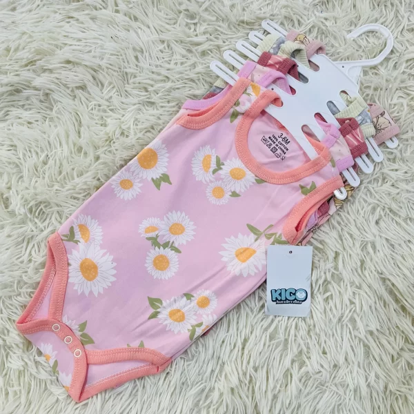 Hagia Singlet Romper - 5 Helai | Saiz 3-6 Bulan | Boy & Girl - Image 35