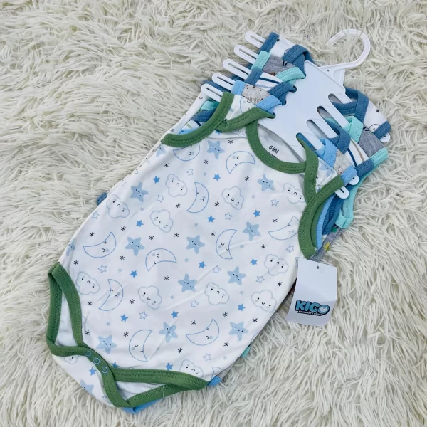 Hagia Singlet Romper - 5 Helai | Saiz 6-9 Bulan | Boy & Girl - Image 22