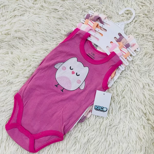 Hagia Singlet Romper - 5 Helai | Saiz 6-9 Bulan | Boy & Girl - Image 27