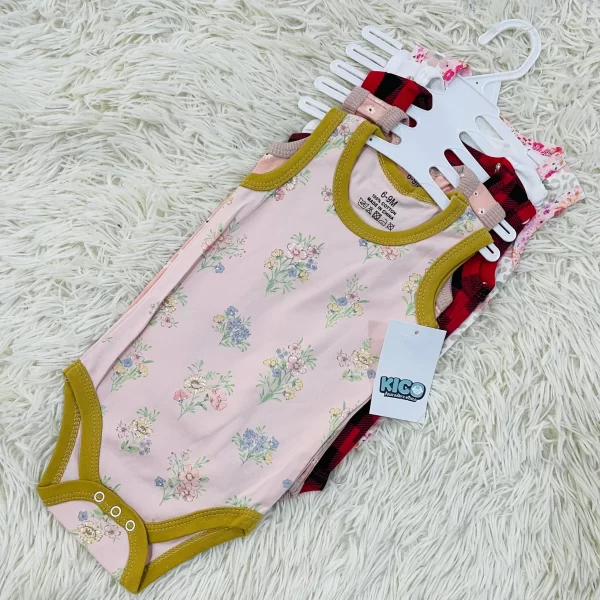 Hagia Singlet Romper - 5 Helai | Saiz 6-9 Bulan | Boy & Girl - Image 29