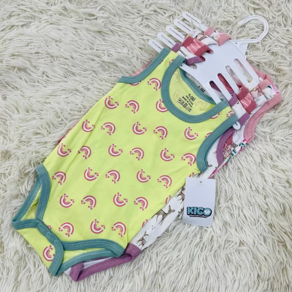 Hagia Singlet Romper - 5 Helai | Saiz 6-9 Bulan | Boy & Girl - Image 30