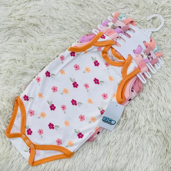 Hagia Singlet Romper - 5 Helai | Saiz 6-9 Bulan | Boy & Girl - Image 33