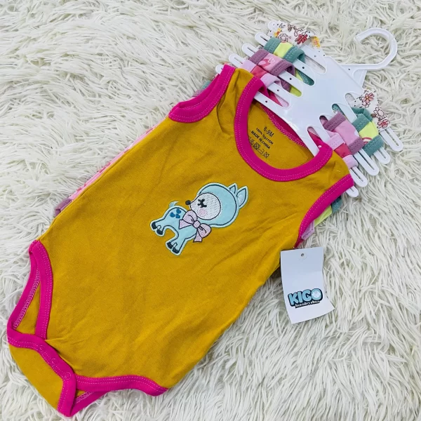 Hagia Singlet Romper - 5 Helai | Saiz 6-9 Bulan | Boy & Girl - Image 34