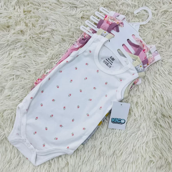 Hagia Singlet Romper - 5 Helai | Saiz 6-9 Bulan | Boy & Girl - Image 37