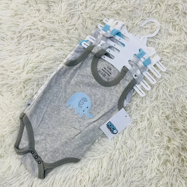 Hagia Singlet Romper - 5 Helai | Saiz 0-3 Bulan | Boy & Girl - Image 12