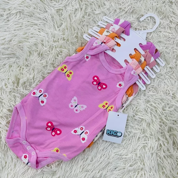 Hagia Singlet Romper - 5 Helai | Saiz 0-3 Bulan | Boy & Girl - Image 26
