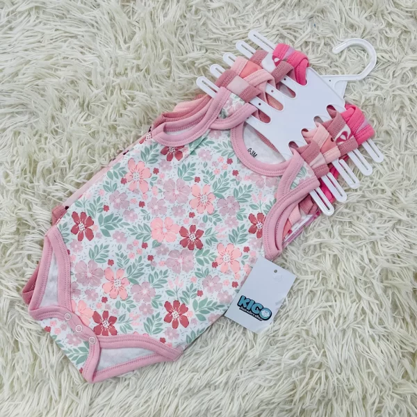 Hagia Singlet Romper - 5 Helai | Saiz 0-3 Bulan | Boy & Girl - Image 27