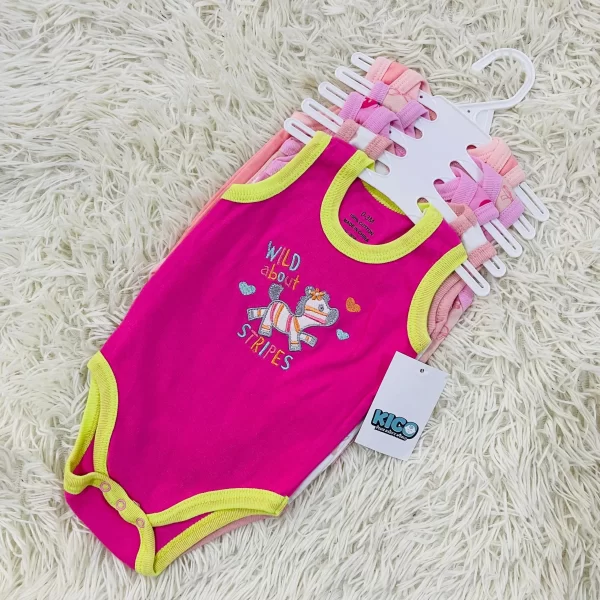 Hagia Singlet Romper - 5 Helai | Saiz 0-3 Bulan | Boy & Girl - Image 36