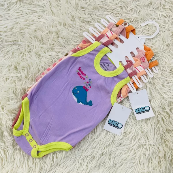 Hagia Singlet Romper - 5 Helai | Saiz 0-3 Bulan | Boy & Girl - Image 37