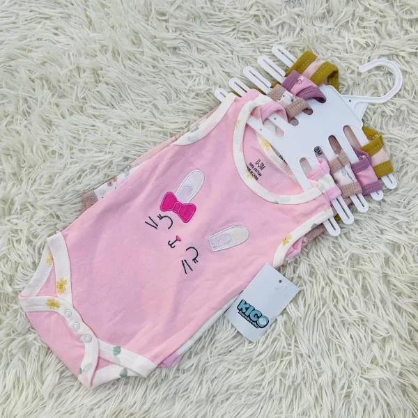 Hagia Singlet Romper - 5 Helai | Saiz 0-3 Bulan | Boy & Girl - Image 39