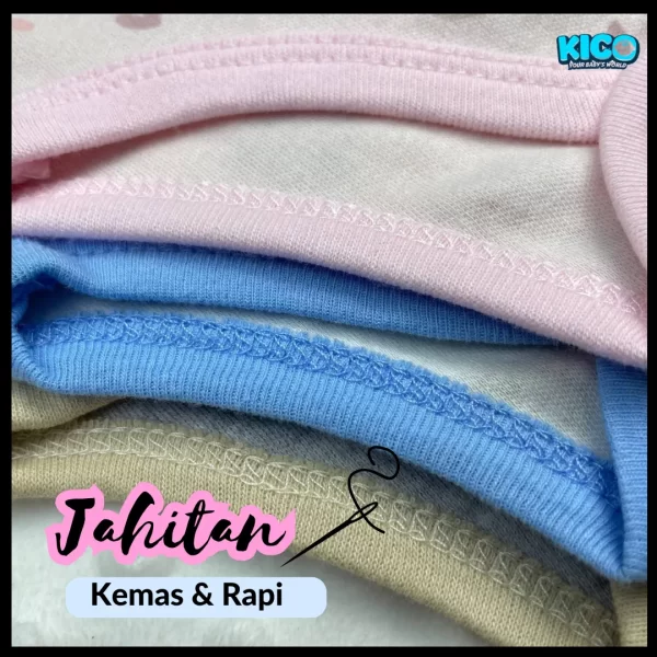 Hagia Singlet Romper - 5 Helai | Saiz 3-6 Bulan | Boy & Girl - Image 5